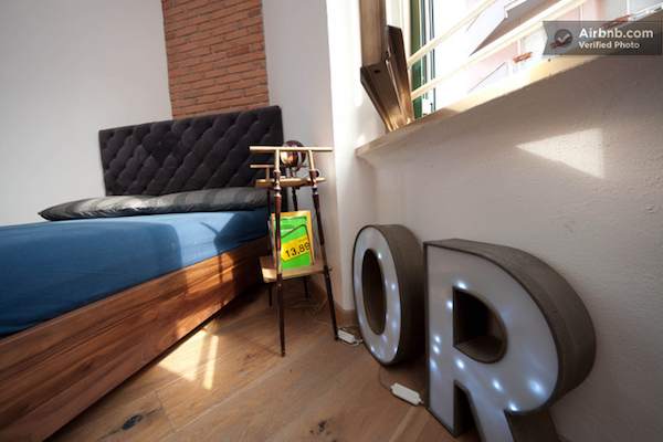 rome-apartment-bedroom Bedroom in Modern Rome Loft Apartment